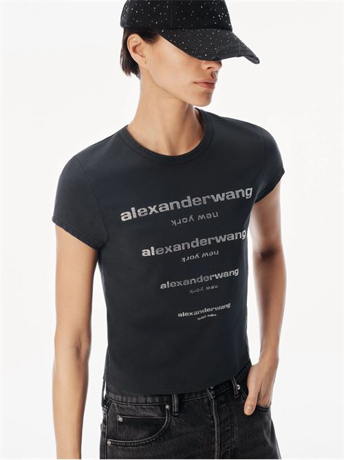 T-shirt crystal ALEXANDER WANG | 1CC3261363011